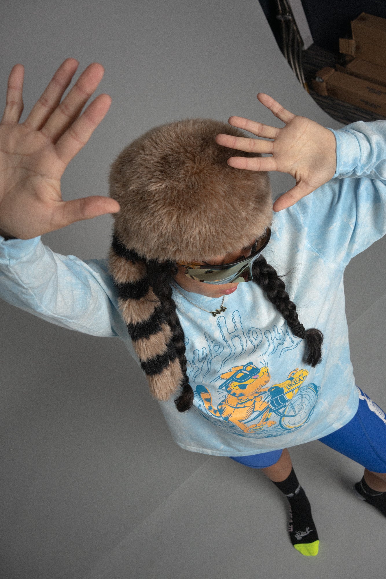 Thicc and Dirty LS Tee Tie Dye