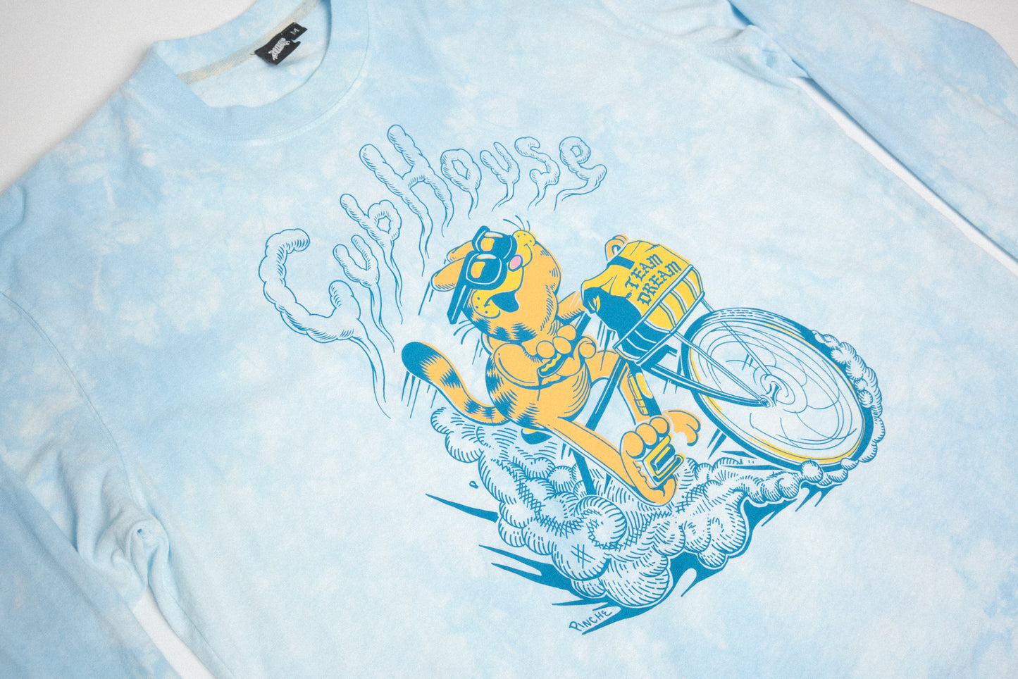 Thicc and Dirty LS Tee Tie Dye