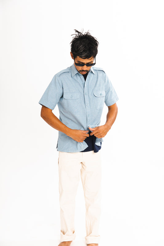 Classic Sean T. Shirt Light Denim