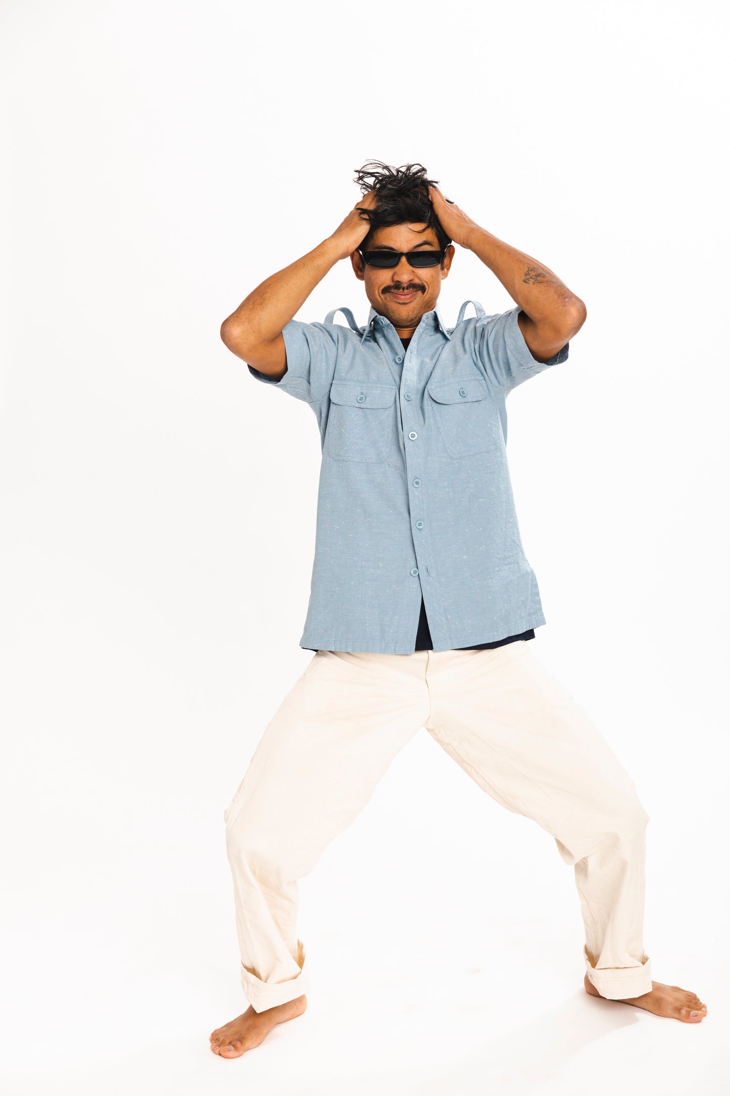 Classic Sean T. Shirt Light Denim