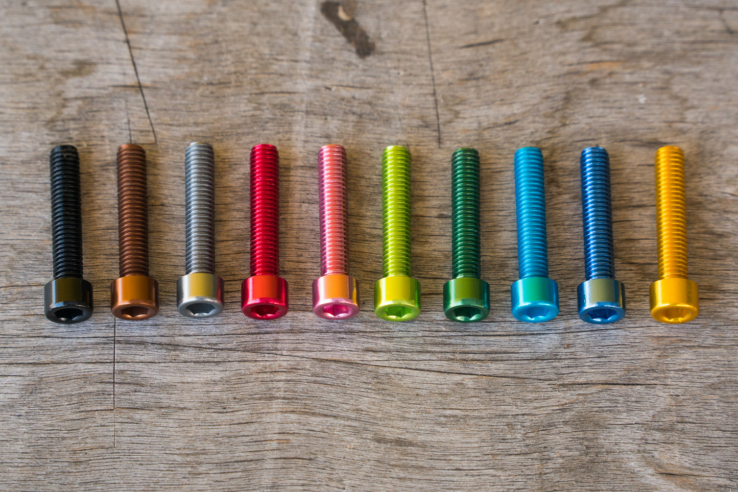 Anodized Stem Cap Bolts