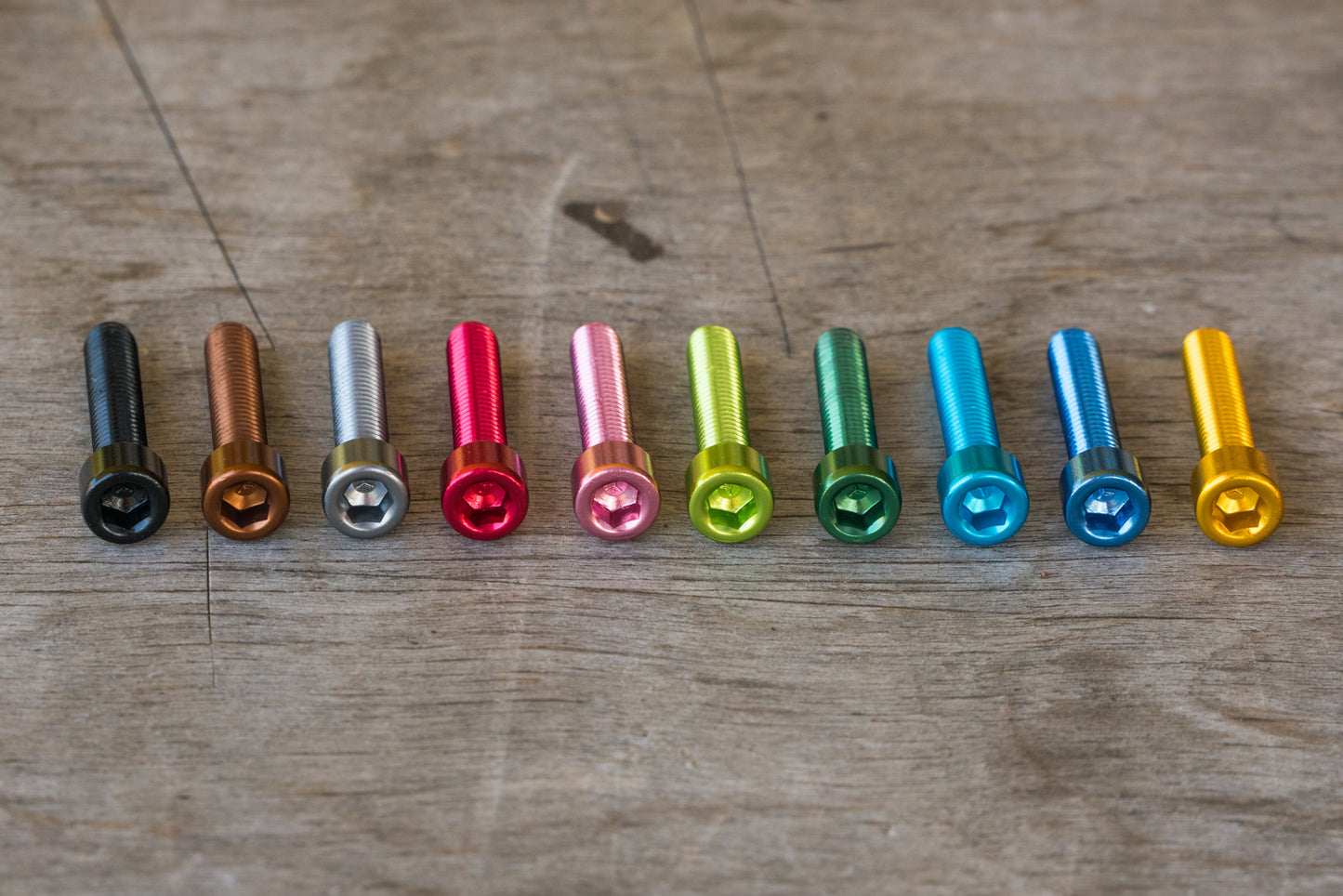 Anodized Stem Cap Bolts